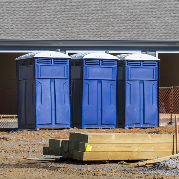 how can i report damages or issues with the porta potties during my rental period in Rosholt South Dakota